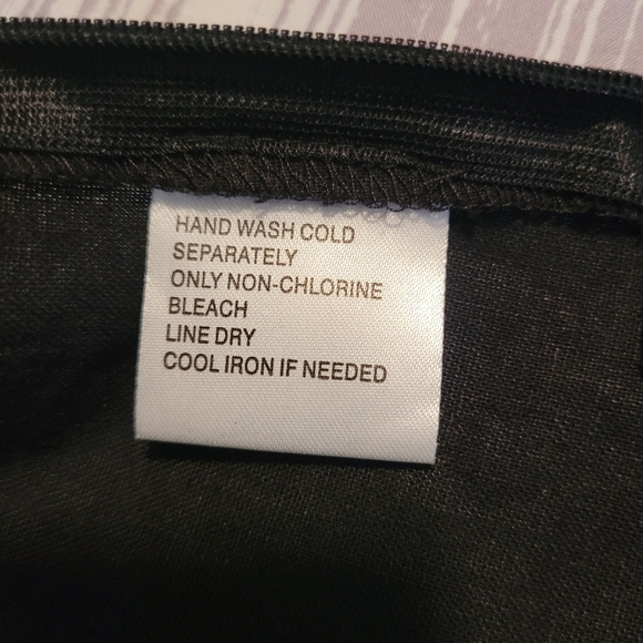 Women's 2X linen blend black white flora embroidered tunic blouse top plus size - Picture 10 of 14